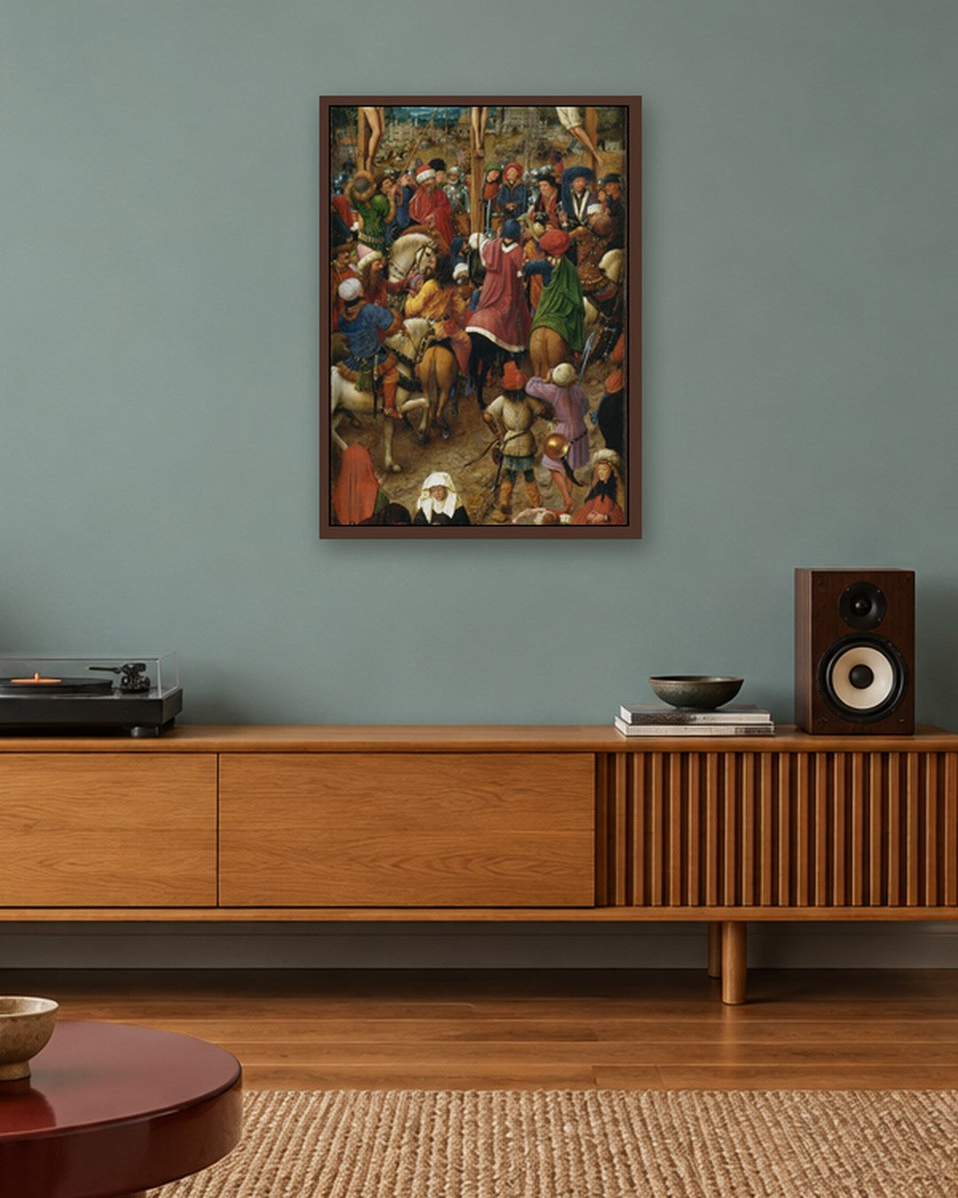 Renaissance Masters - Renaissance Masterpiece No. 42 - dark oak frame in a room