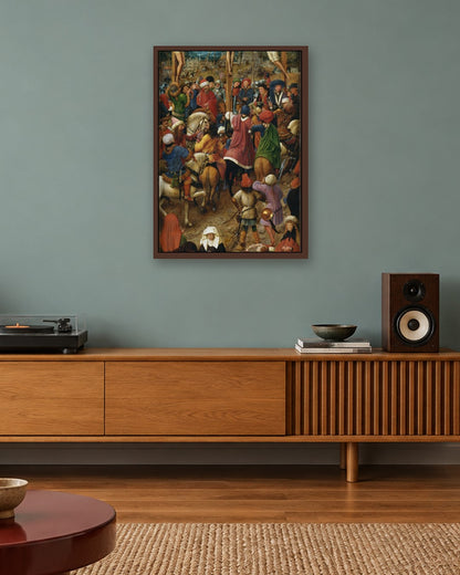 Renaissance Masters - Renaissance Masterpiece No. 42 - dark oak frame in a room