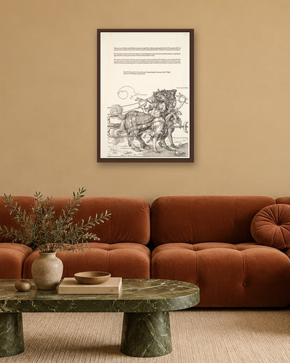 Renaissance Masters - Renaissance Masterpiece No. 97 - dark oak frame in a room