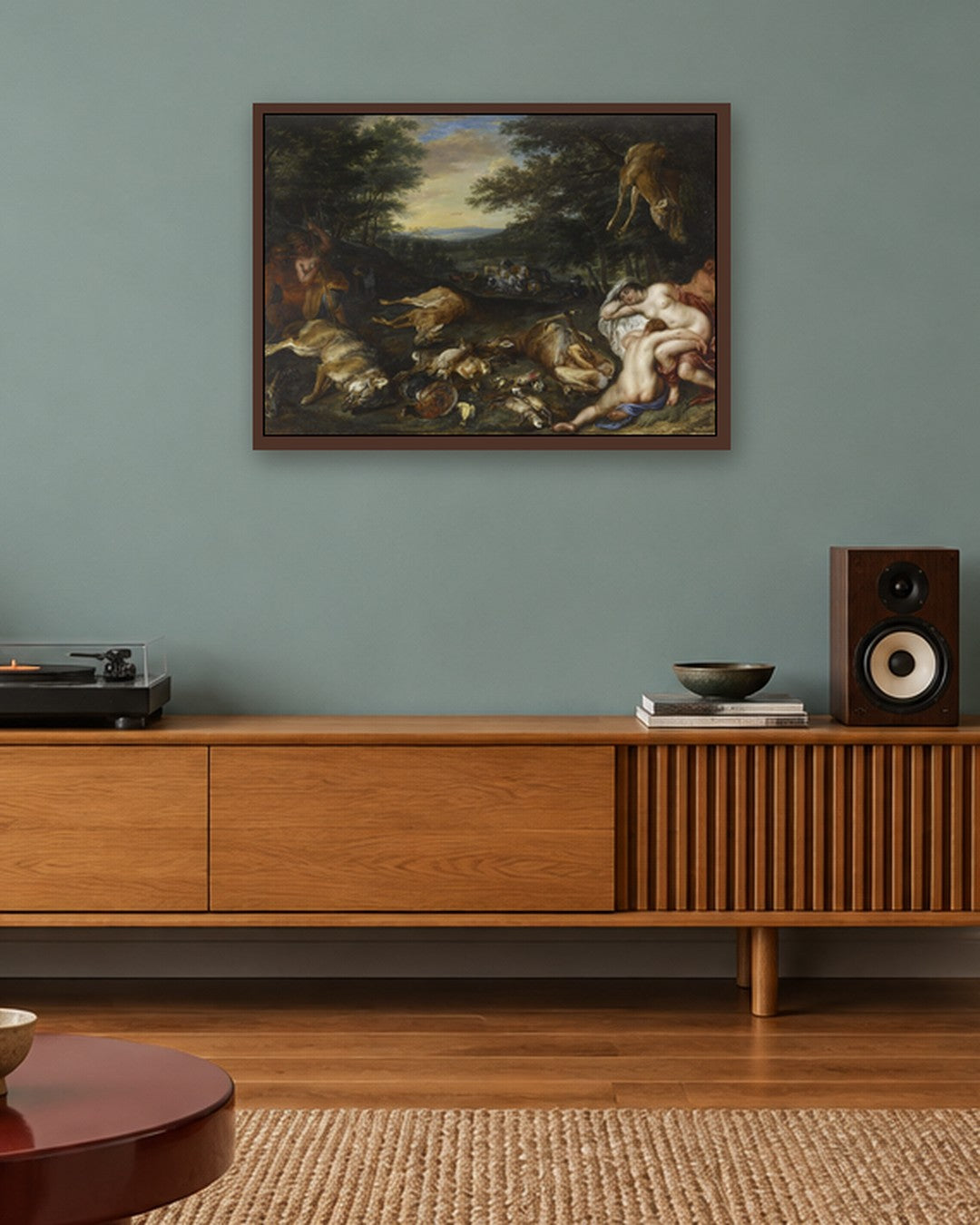 Renaissance Masters - Renaissance Masterpiece No. 70 - dark oak frame in a room