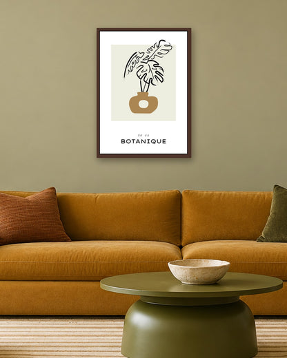 SENT Studio - Bohemian Poster No. 79 - dark oak frame in a room