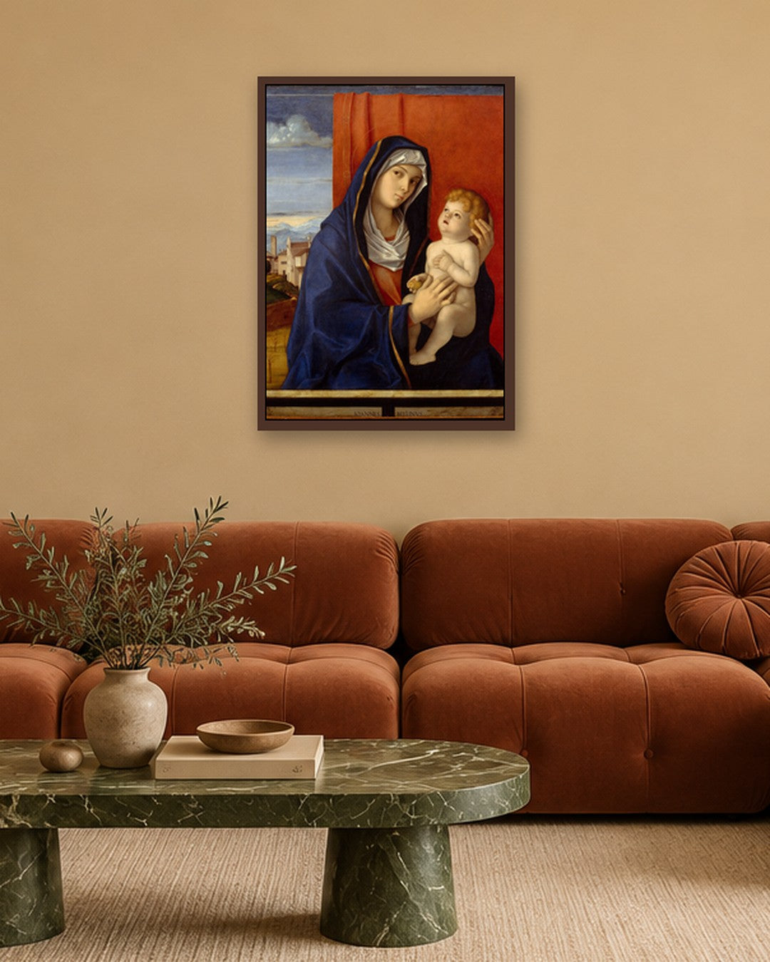 Renaissance Masters - Renaissance Masterpiece No. 141 - dark oak frame in a room