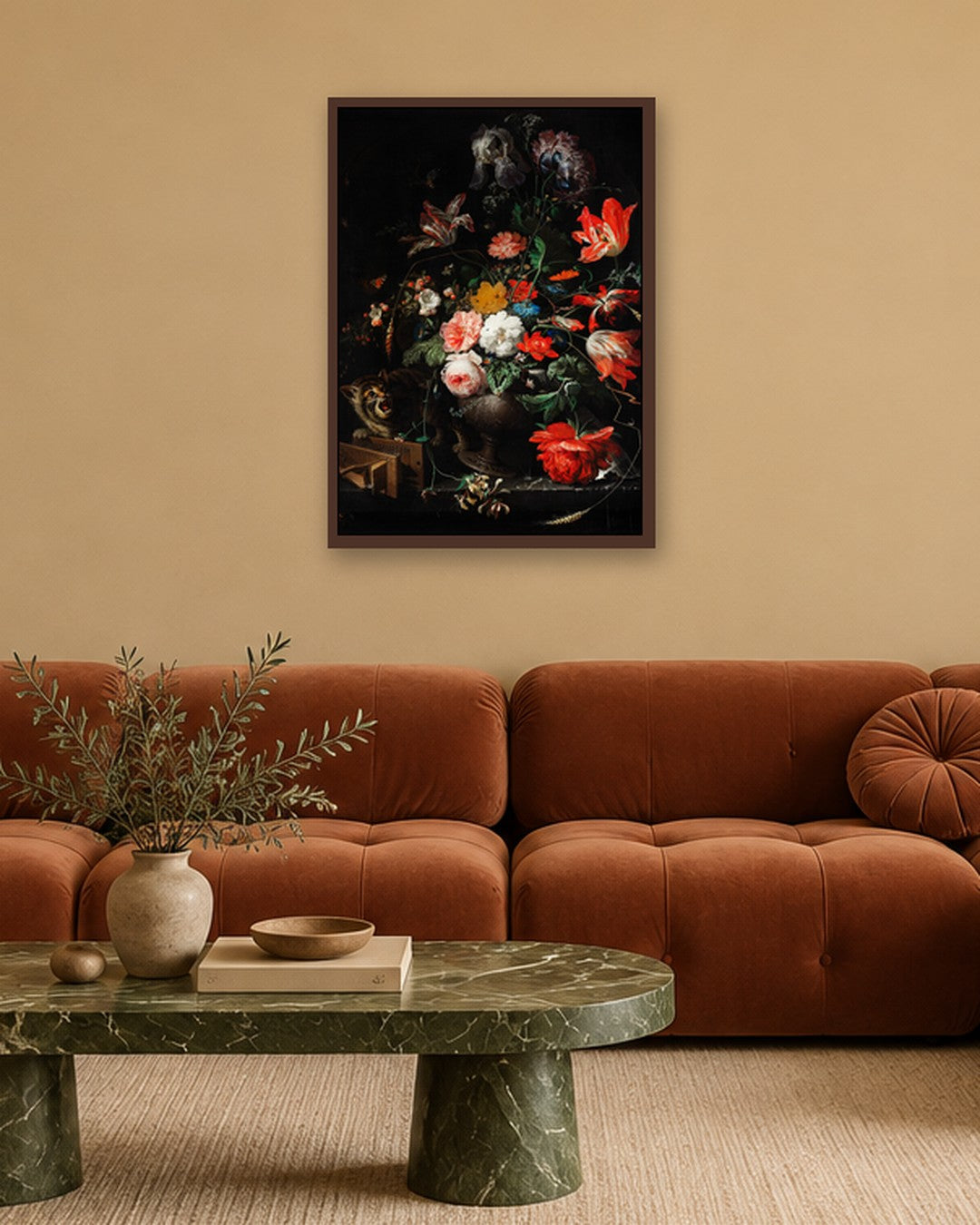 Renaissance Masters - Renaissance Masterpiece No. 377 - dark oak frame in a room