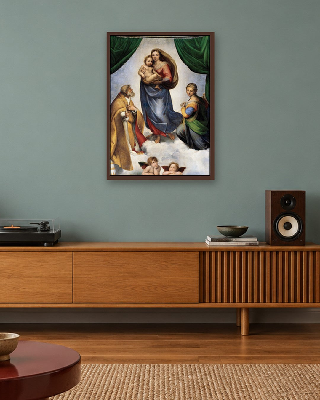 Renaissance Masters - Renaissance Masterpiece No. 331 - dark oak frame in a room