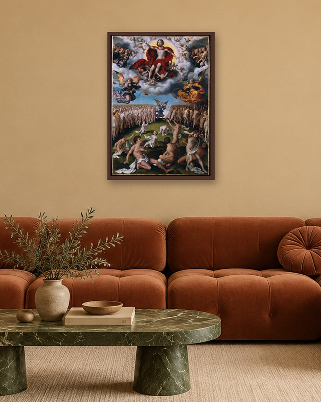 Renaissance Masters - Renaissance Masterpiece No. 154 - dark oak frame in a room