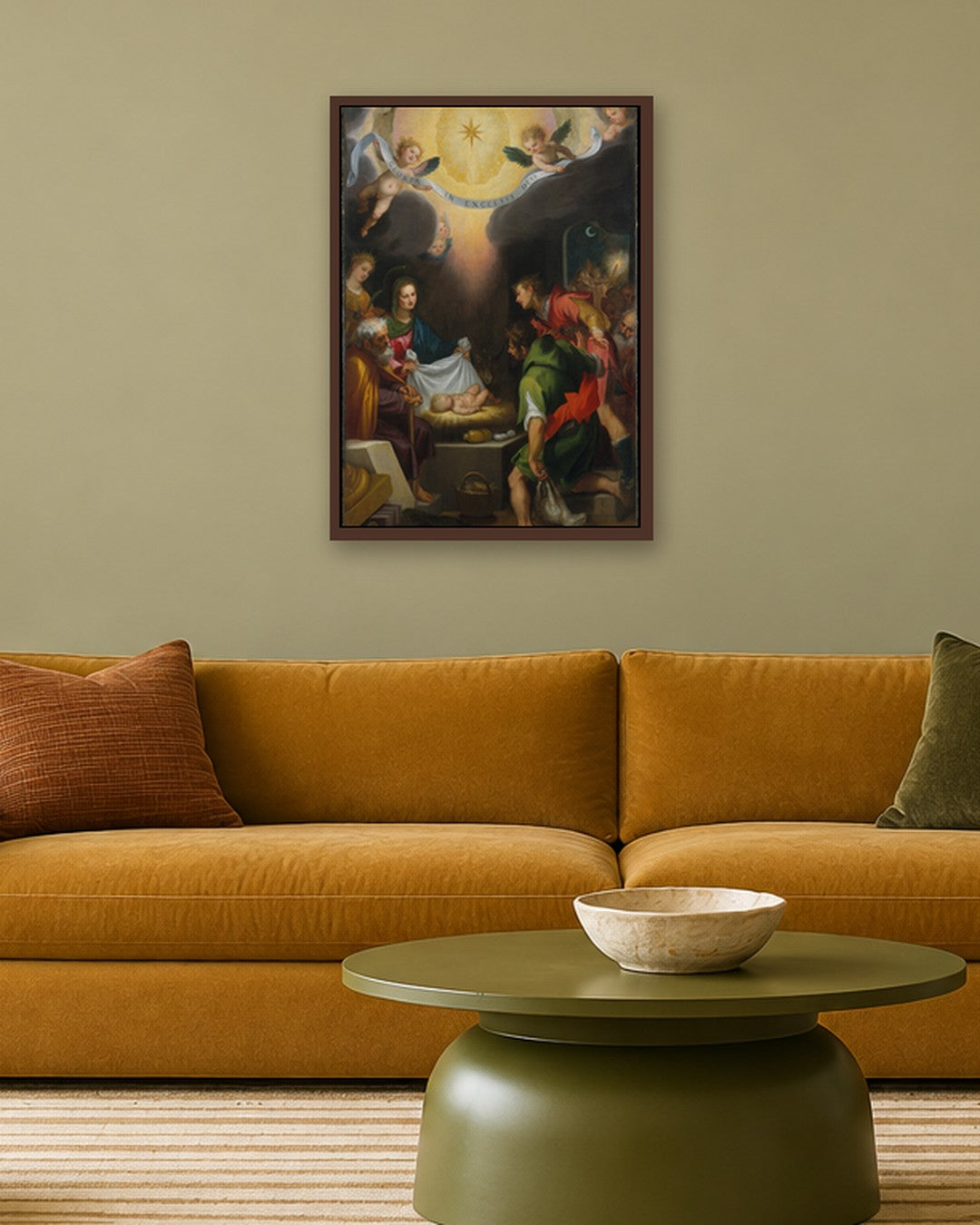 Renaissance Masters - Renaissance Masterpiece No. 171 - dark oak frame in a room