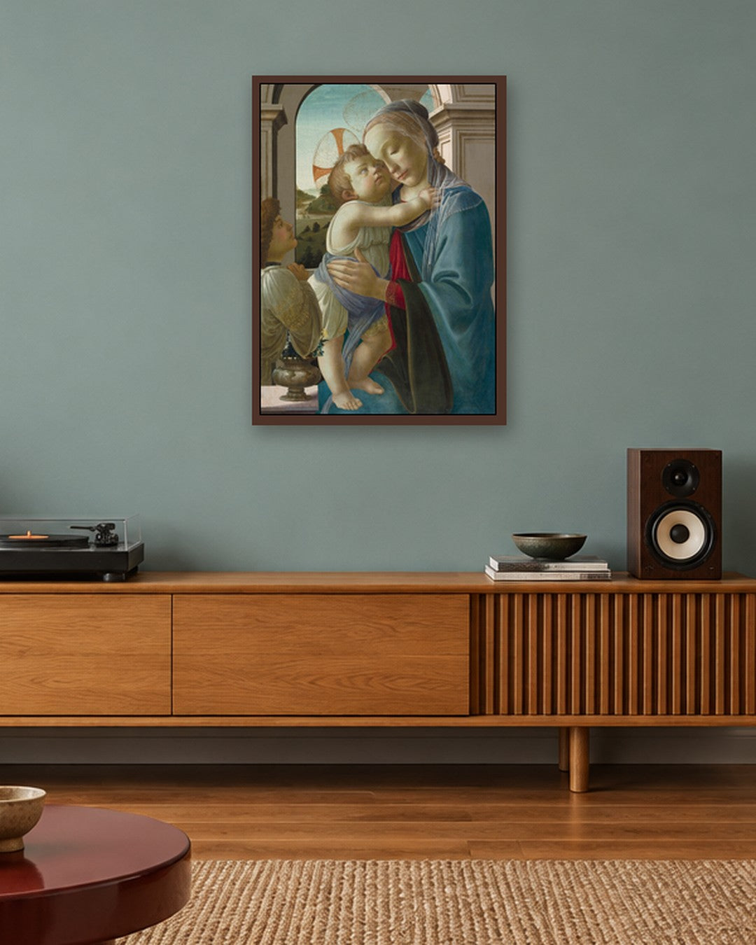 Renaissance Masters - Renaissance Masterpiece No. 184 - dark oak frame in a room