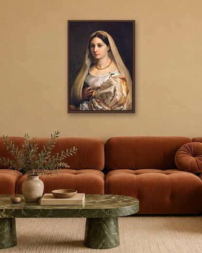 Renaissance Masters - Renaissance Masterpiece No. 317 - dark oak frame in a room