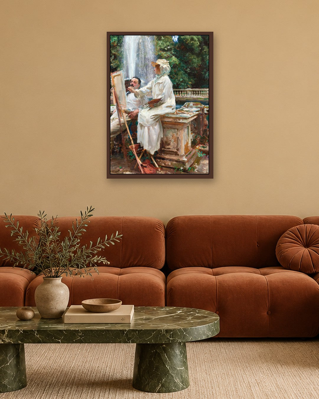 Renaissance Masters - Renaissance Masterpiece No. 373 - dark oak frame in a room