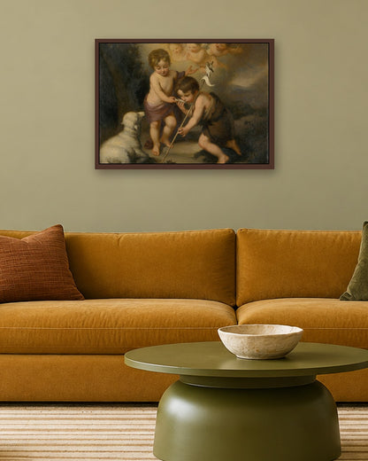 Renaissance Masters - Renaissance Masterpiece No. 198 - dark oak frame in a room