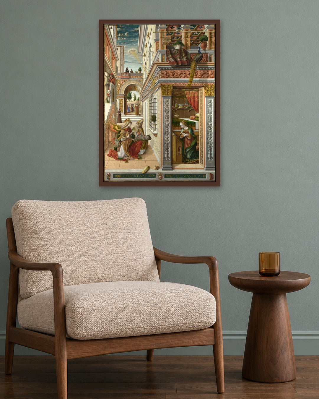 Renaissance Masters - Renaissance Masterpiece No. 247 - dark oak frame in a room
