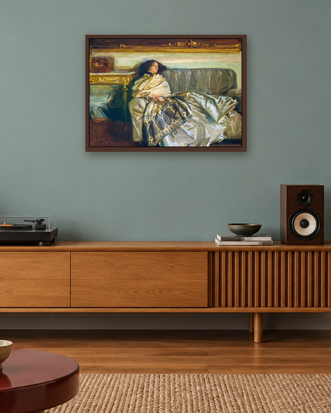 Renaissance Masters - Renaissance Masterpiece No. 366 - dark oak frame in a room