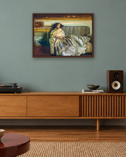 Renaissance Masters - Renaissance Masterpiece No. 366 - dark oak frame in a room