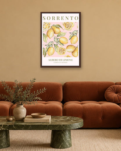 Sorrento - Albero di Limone - dark oak frame in a room
