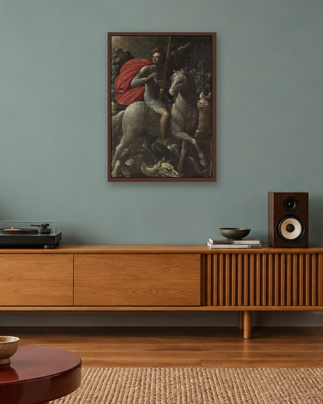 Renaissance Masters - Renaissance Masterpiece No. 71 - dark oak frame in a room