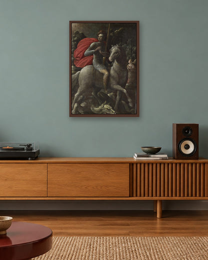 Renaissance Masters - Renaissance Masterpiece No. 71 - dark oak frame in a room