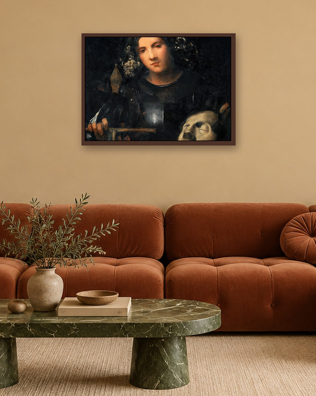 Renaissance Masters - Renaissance Masterpiece No. 269 - dark oak frame in a room