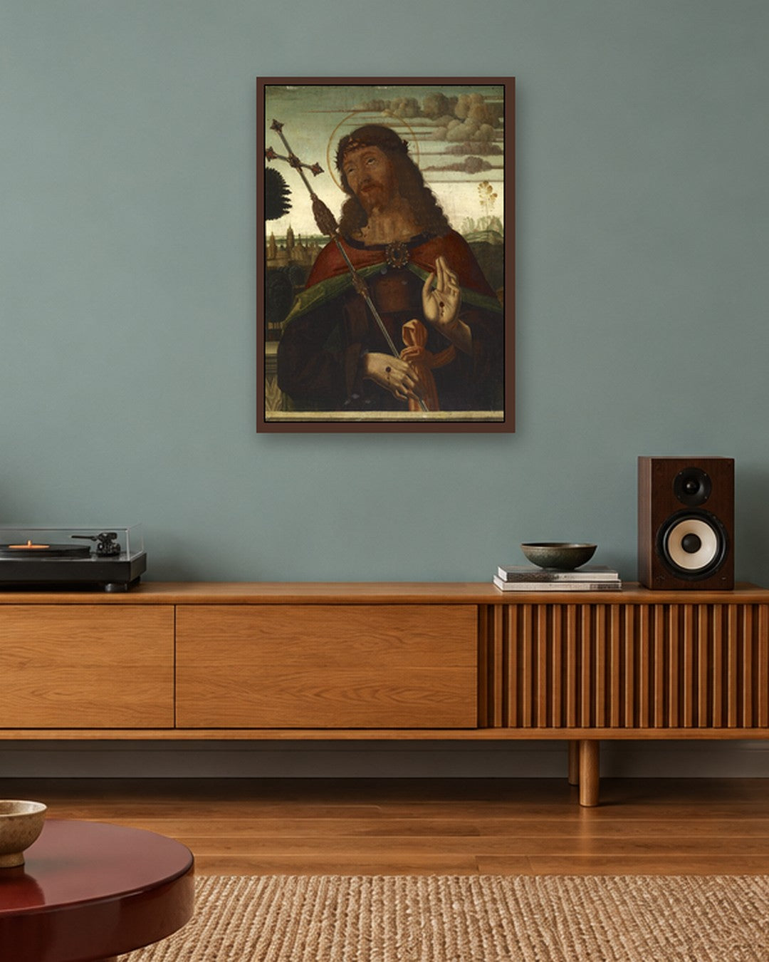 Renaissance Masters - Renaissance Masterpiece No. 54 - dark oak frame in a room