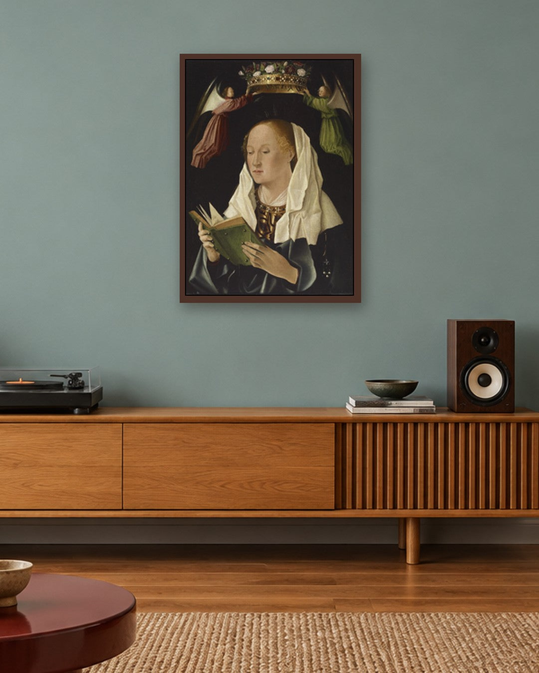 Renaissance Masters - Renaissance Masterpiece No. 64 - dark oak frame in a room