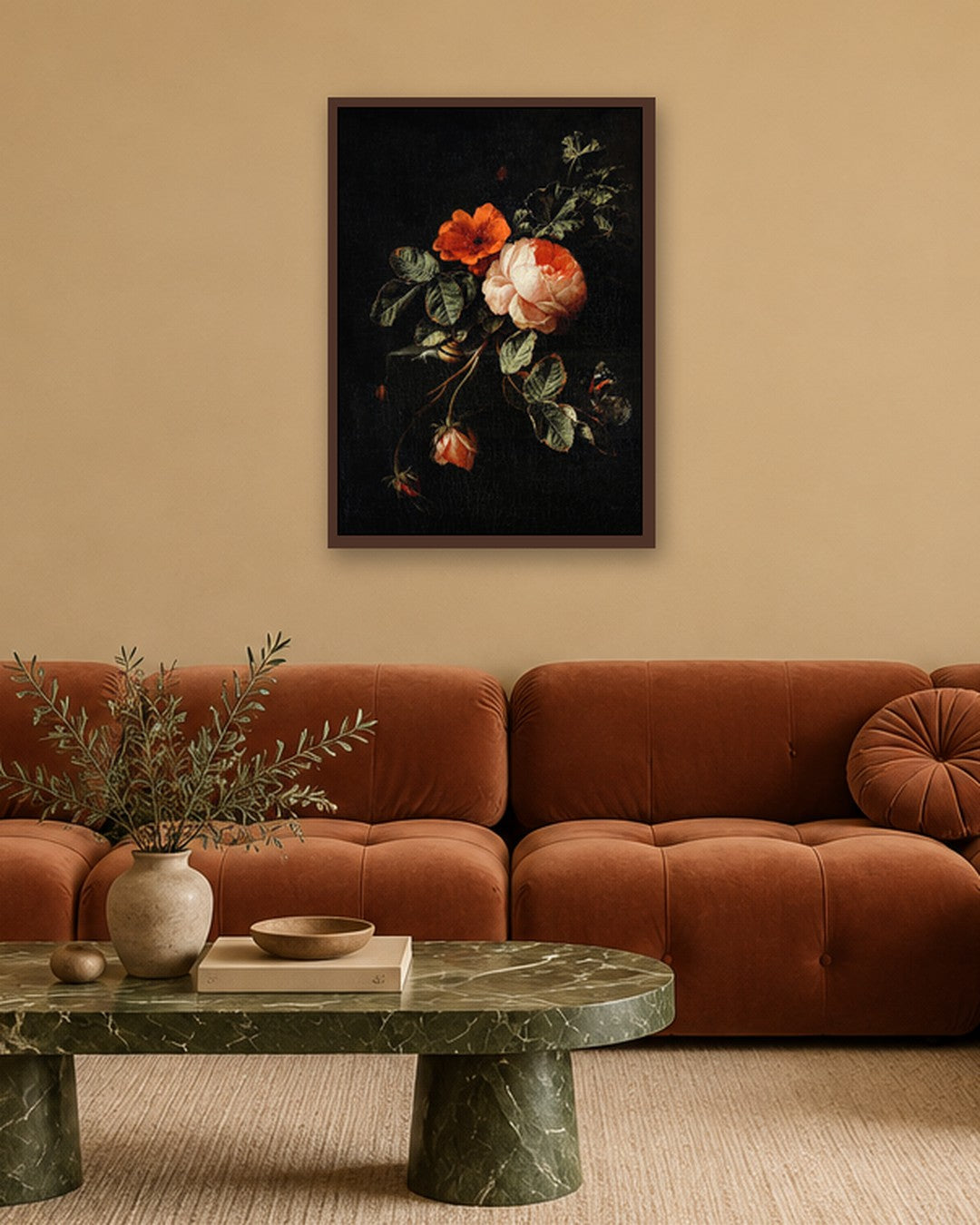 Renaissance Masters - Renaissance Masterpiece No. 380 - dark oak frame in a room