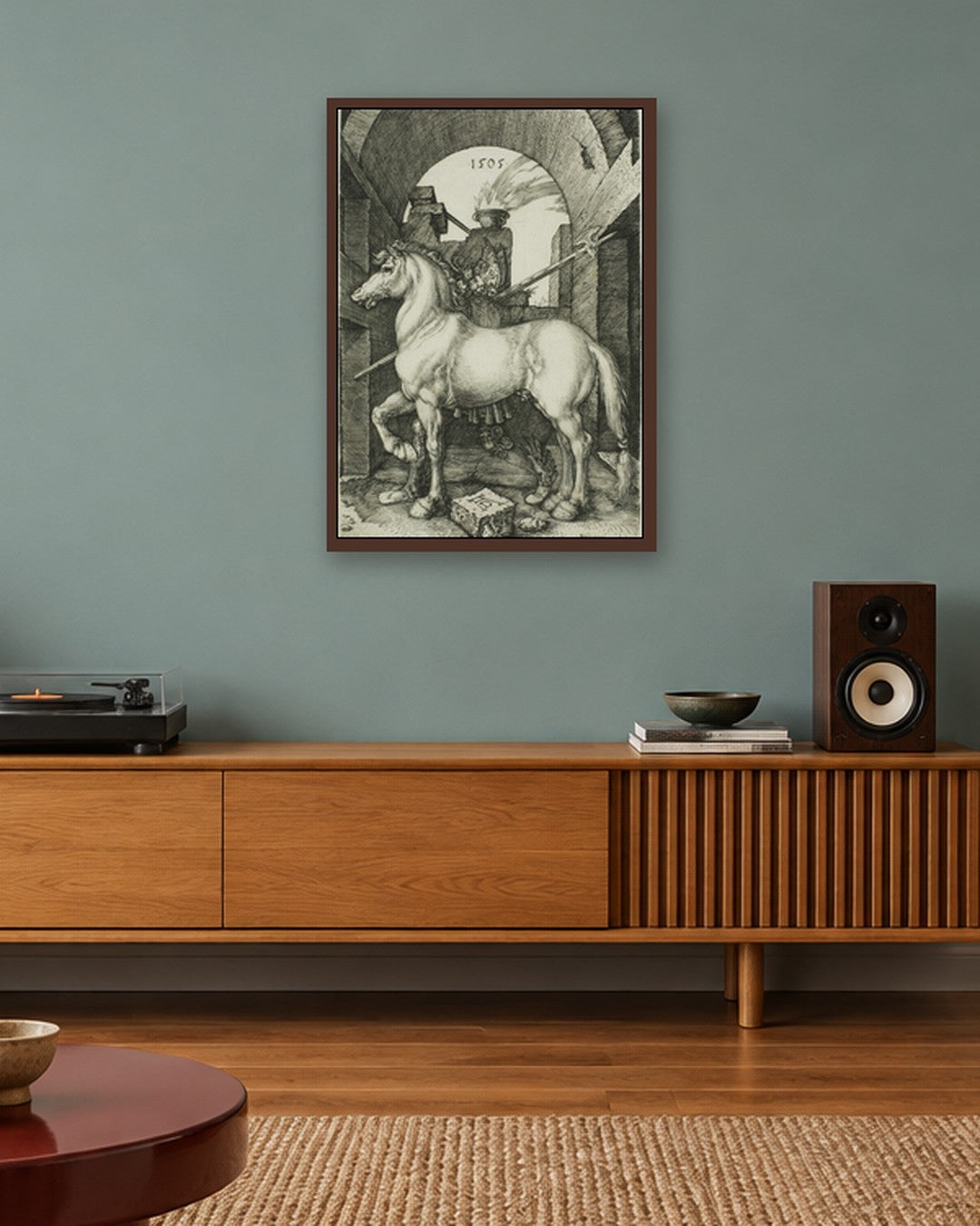 Renaissance Masters - Renaissance Masterpiece No. 179 - dark oak frame in a room