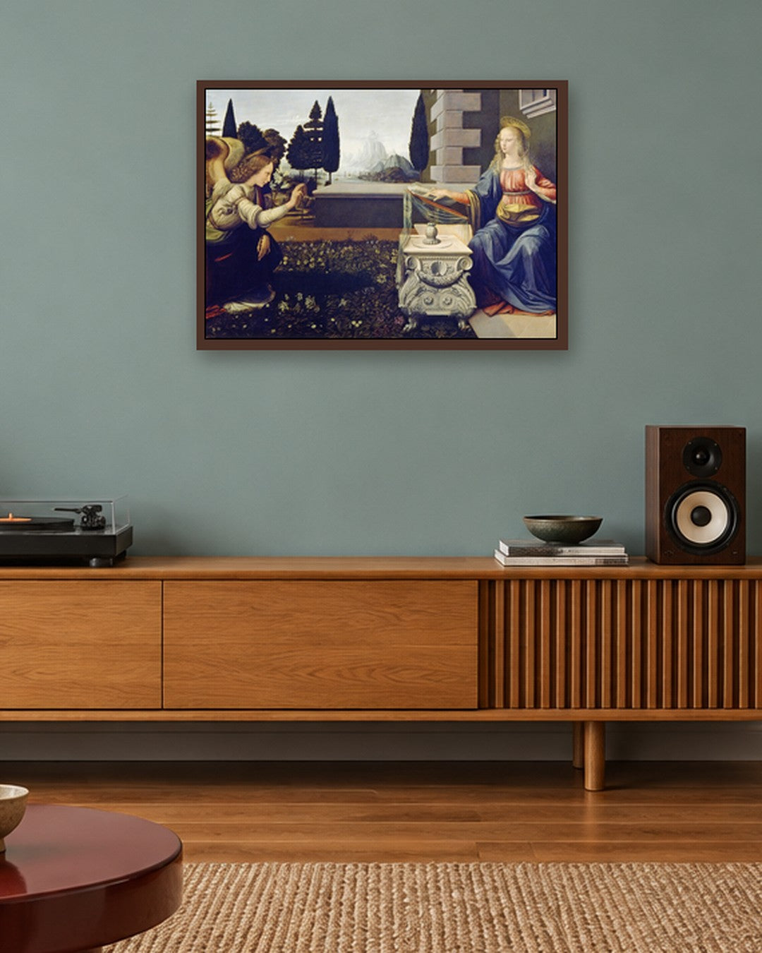 Renaissance Masters - Renaissance Masterpiece No. 333 - dark oak frame in a room