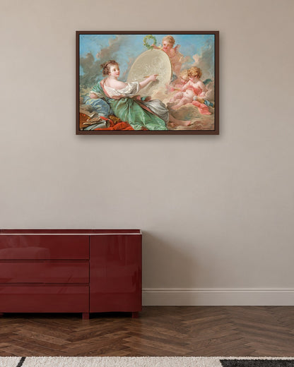 Renaissance Masters - Renaissance Masterpiece No. 211 - dark oak frame in a room