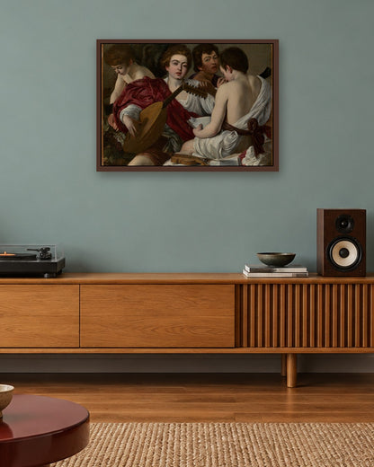 Renaissance Masters - Renaissance Masterpiece No. 174 - dark oak frame in a room