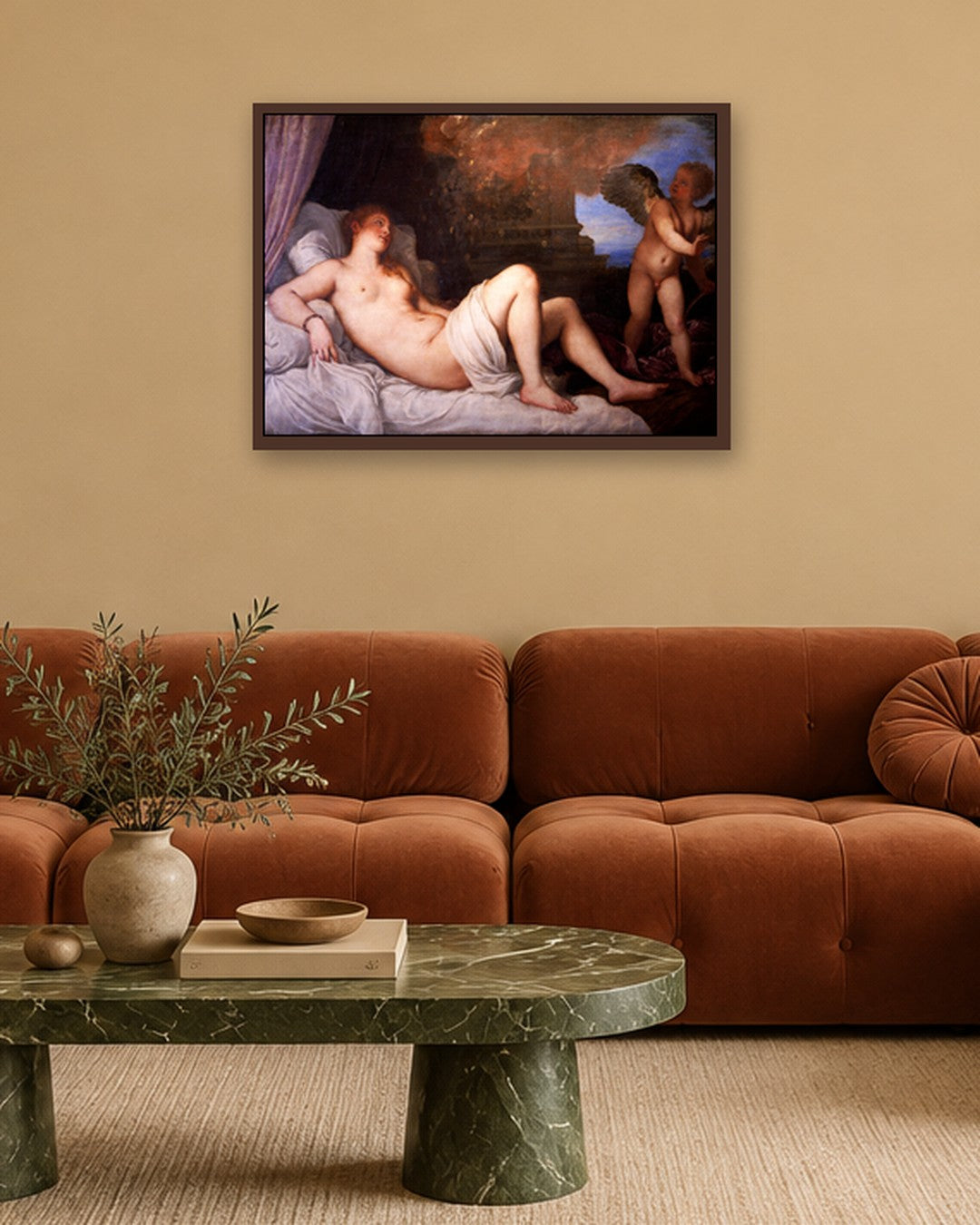 Renaissance Masters - Renaissance Masterpiece No. 257 - dark oak frame in a room