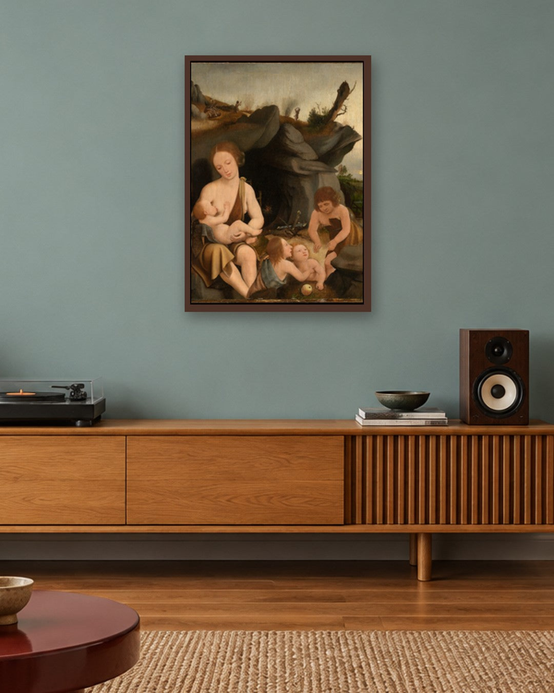 Renaissance Masters - Renaissance Masterpiece No. 99 - dark oak frame in a room