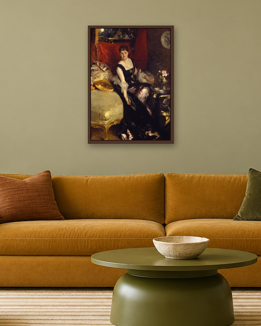 Renaissance Masters - Renaissance Masterpiece No. 176 - dark oak frame in a room
