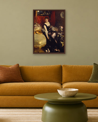Renaissance Masters - Renaissance Masterpiece No. 176 - dark oak frame in a room