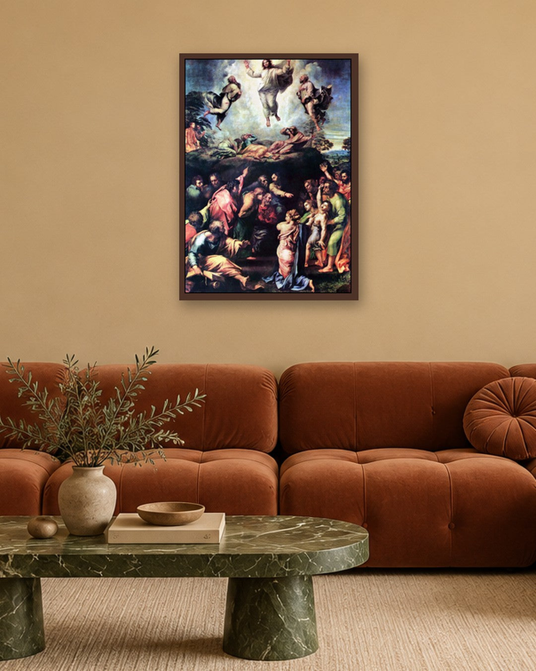 Renaissance Masters - Renaissance Masterpiece No. 296 - dark oak frame in a room