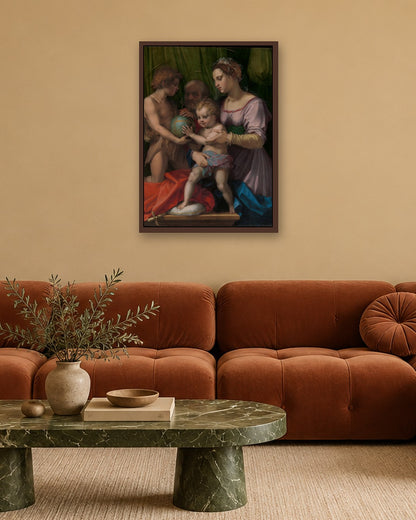 Renaissance Masters - Renaissance Masterpiece No. 163 - dark oak frame in a room