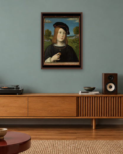 Renaissance Masters - Renaissance Masterpiece No. 167 - dark oak frame in a room