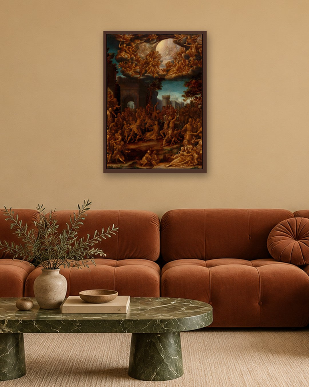 Renaissance Masters - Renaissance Masterpiece No. 81 - dark oak frame in a room