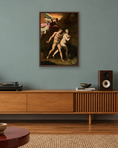 Renaissance Masters - Renaissance Masterpiece No. 389 - dark oak frame in a room