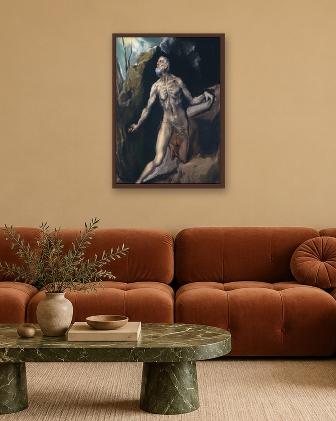 Renaissance Masters - Renaissance Masterpiece No. 218 - dark oak frame in a room