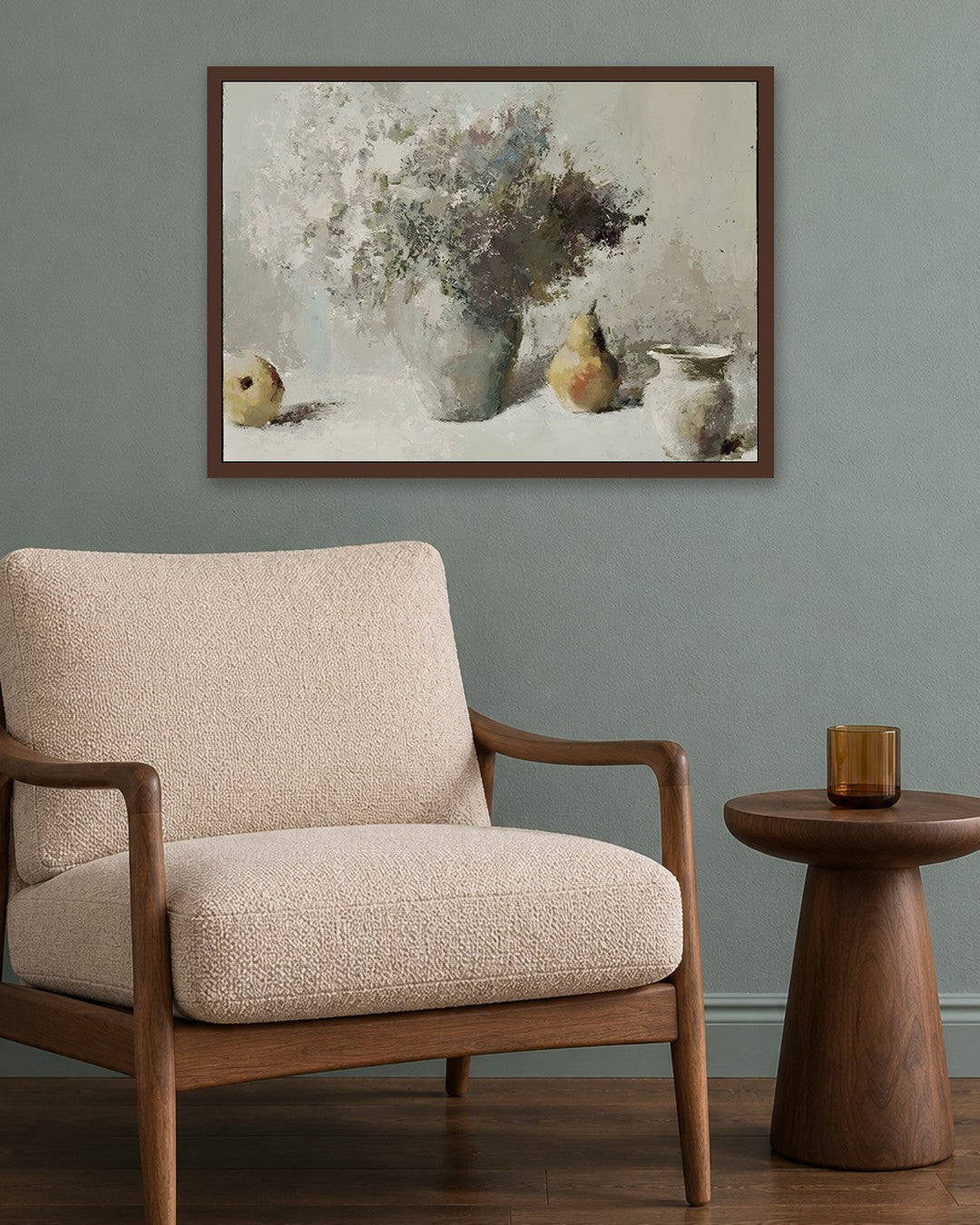 SENT Studio - Still Life No. 3 - dark oak frame in a room