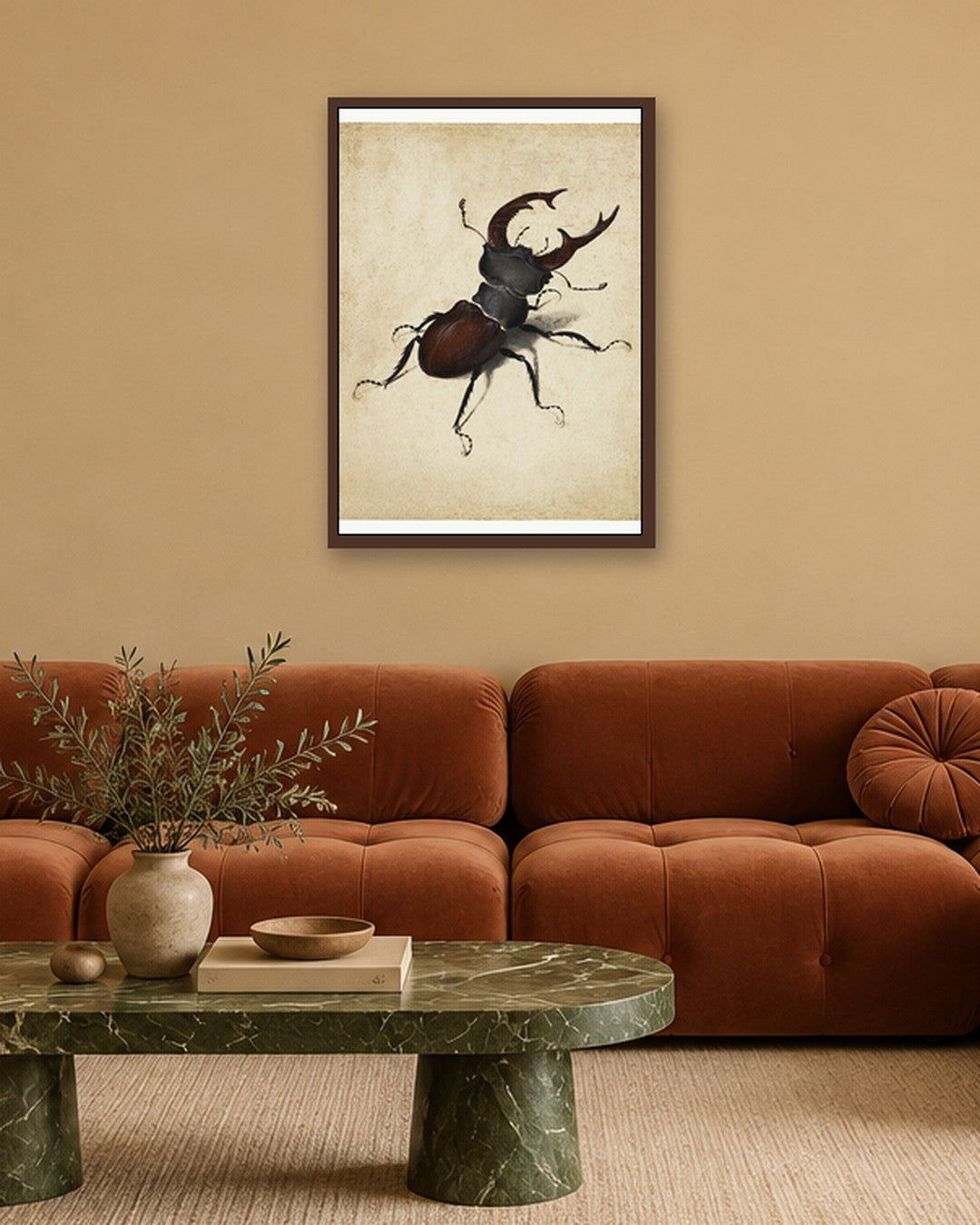 Renaissance Masters - Renaissance Masterpiece No. 212 - dark oak frame in a room
