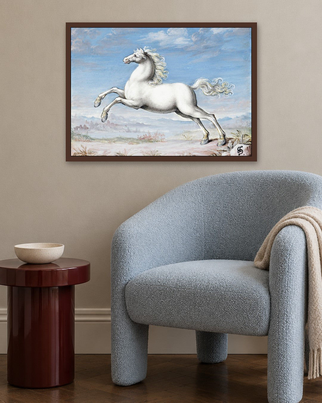 Renaissance Masters - Renaissance Masterpiece No. 356 - dark oak frame in a room