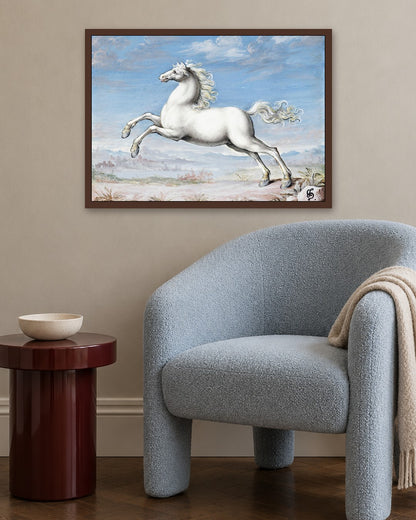 Renaissance Masters - Renaissance Masterpiece No. 356 - dark oak frame in a room