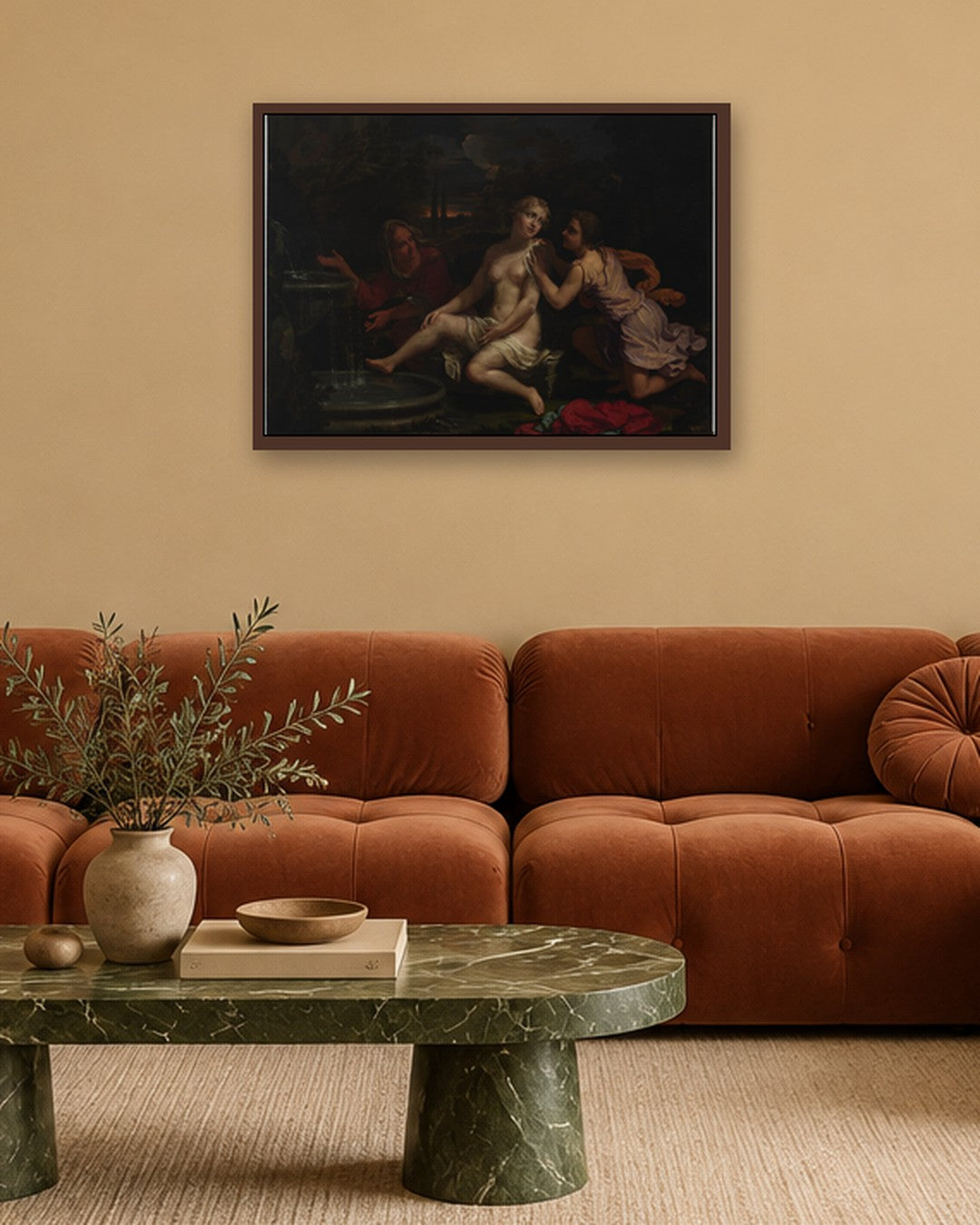 Renaissance Masters - Renaissance Masterpiece No. 44 - dark oak frame in a room