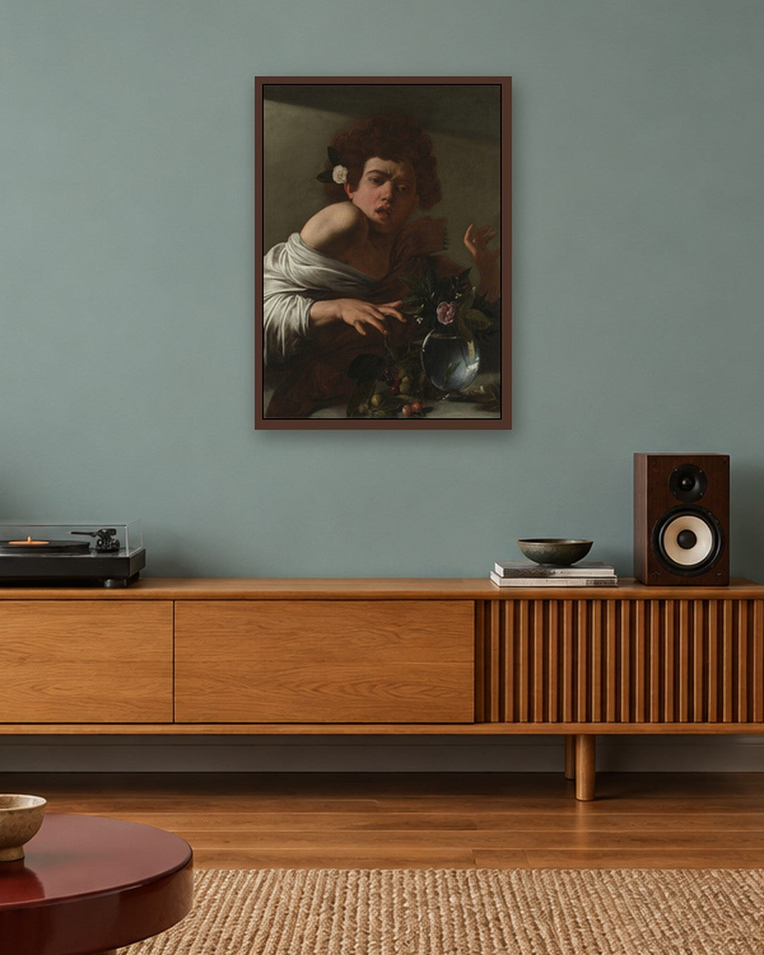 Renaissance Masters - Renaissance Masterpiece No. 243 - dark oak frame in a room