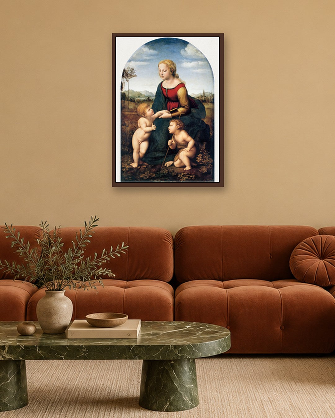 Renaissance Masters - Renaissance Masterpiece No. 307 - dark oak frame in a room