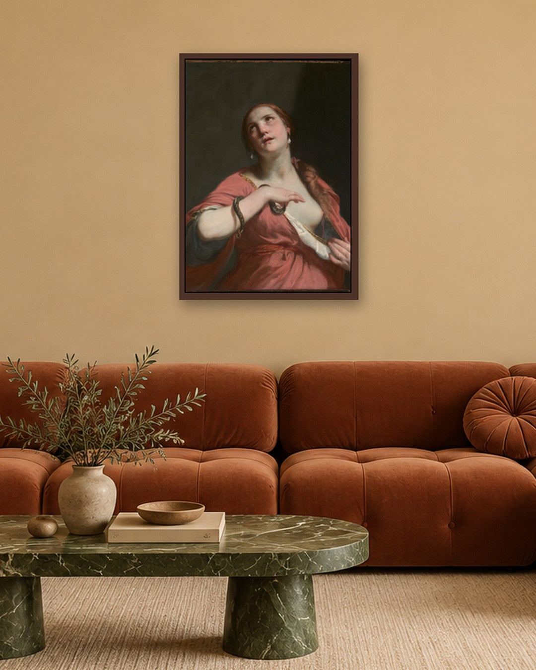 Renaissance Masters - Renaissance Masterpiece No. 148 - dark oak frame in a room