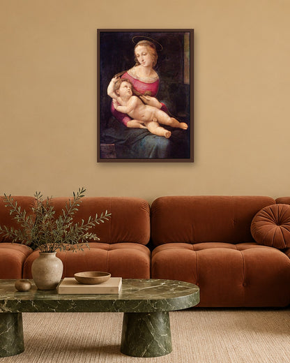 Renaissance Masters - Renaissance Masterpiece No. 305 - dark oak frame in a room