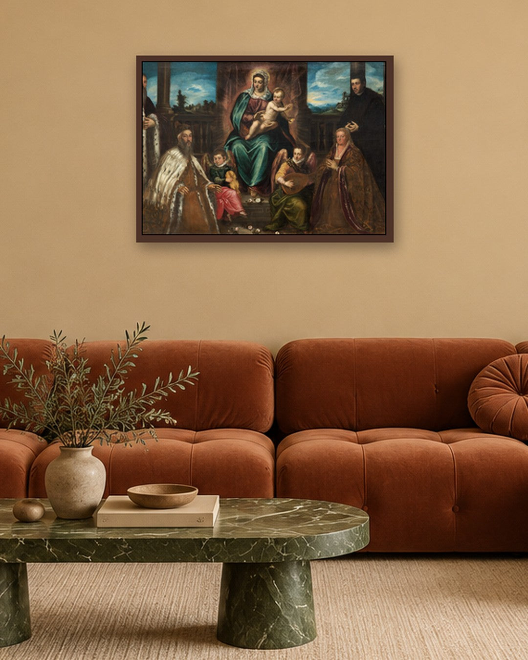 Renaissance Masters - Renaissance Masterpiece No. 83 - dark oak frame in a room
