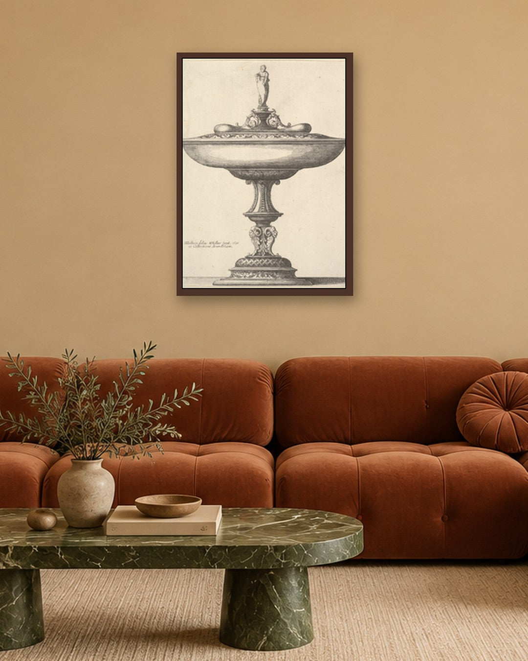 Renaissance Masters - Renaissance Masterpiece No. 228 - dark oak frame in a room