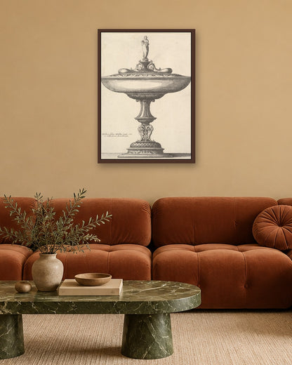 Renaissance Masters - Renaissance Masterpiece No. 228 - dark oak frame in a room